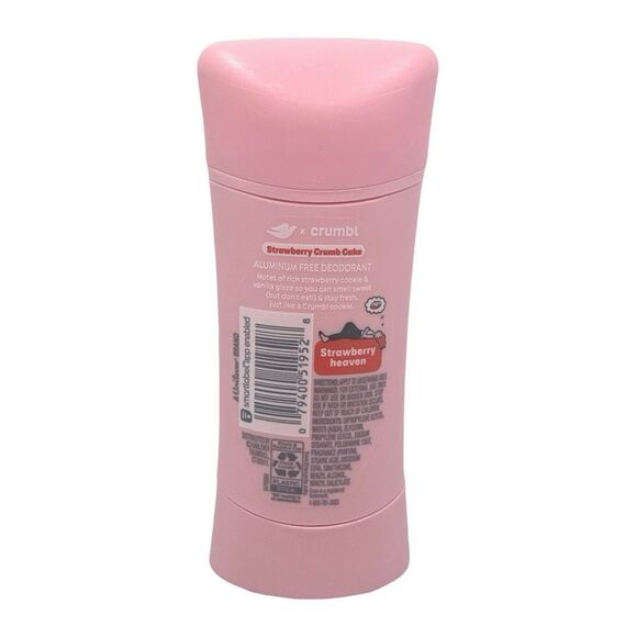 Dove x Crumbl Limited Edition 72HR Deodorant - Strawberry Crumble Cake - 2.6 oz - Picture 4 of 4